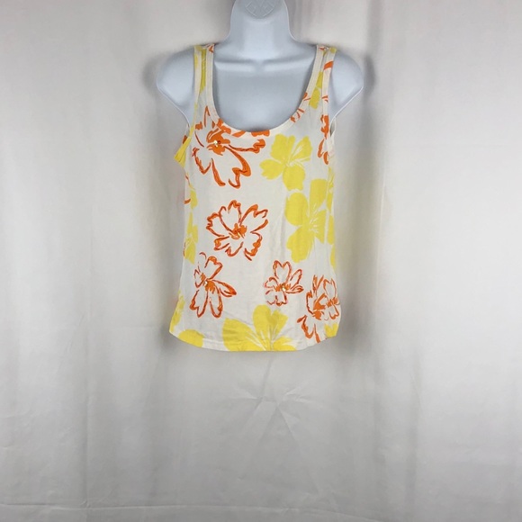 New York & Company Tops - NY & Co. Cotton knit embellished tank top M